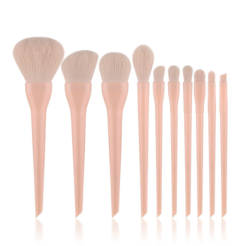 10 candy-colored makeup brushes 10 candy-colored makeup brushes